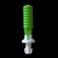 Sensi pyöreä kuvioitu kärki paksu v. vihreä / TalkTools® Sensi® Round Textured Tip